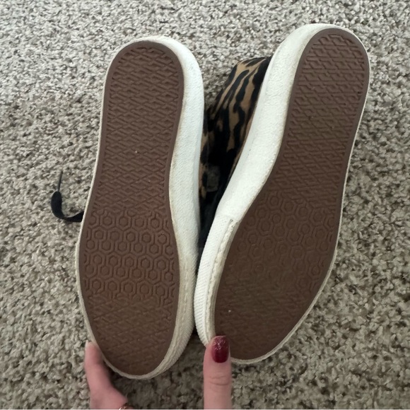 Burberry leopard print high top trainers sneakers - Picture 4 of 5